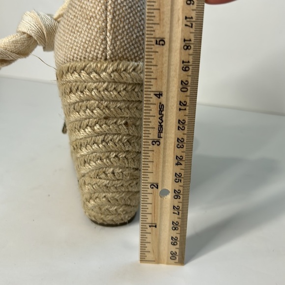 Shoedazzle Lauren Lace Up Espadrille Light Pink Women's Size 6.5 - Picture 9 of 9